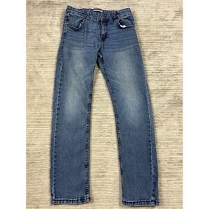 Tommy Hilfiger Jeans Kids 18 Blue Denim Dark Wash Straight‎ Leg Cotton Blend